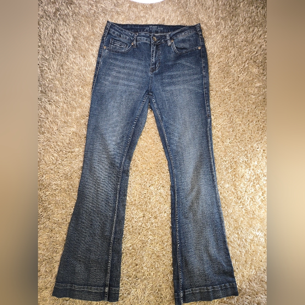 Just Tuff Jeans Cowgirl Tuff Size 12 Darker Blue Jeans Quality Denim